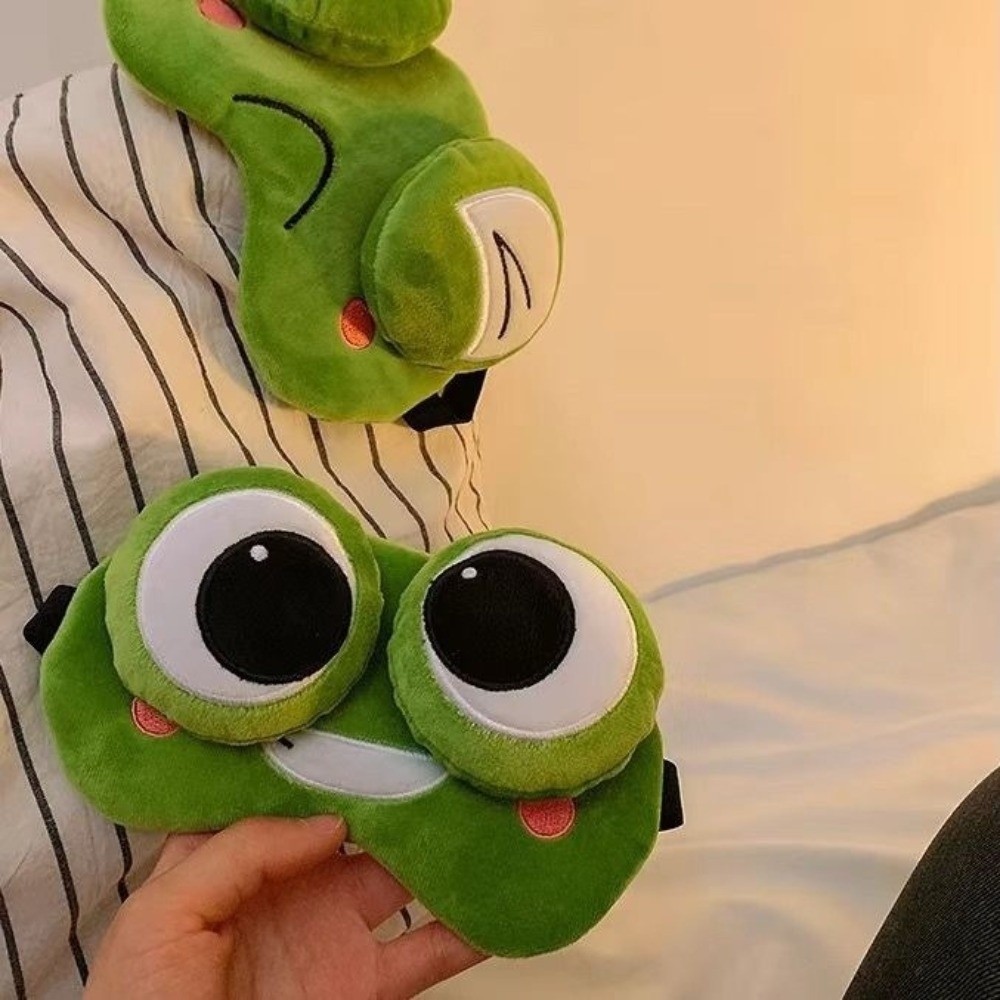 Lovely Cartoon Frog Sleep Eye  - 3D Printing Mask 评论和价格
