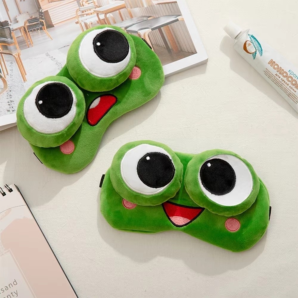 Lovely Cartoon Frog Sleep Eye  - 3D Printing Mask 评论和价格