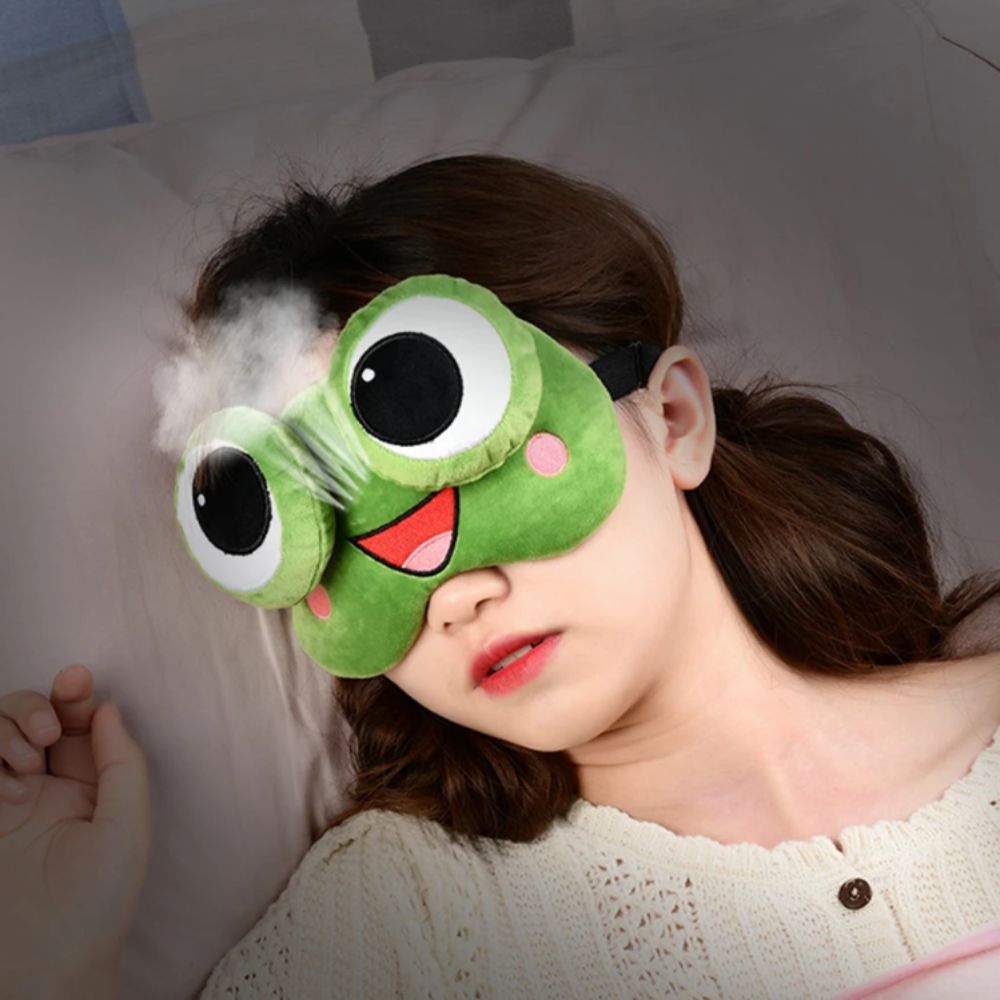 Lovely Cartoon Frog Sleep Eye  - 3D Printing Mask 评论和价格