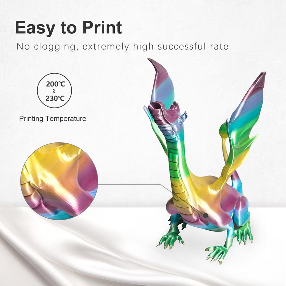 SUNLU SILK PLA 3D Filament 1.7 - 3D Printing Nylon 评论和价格