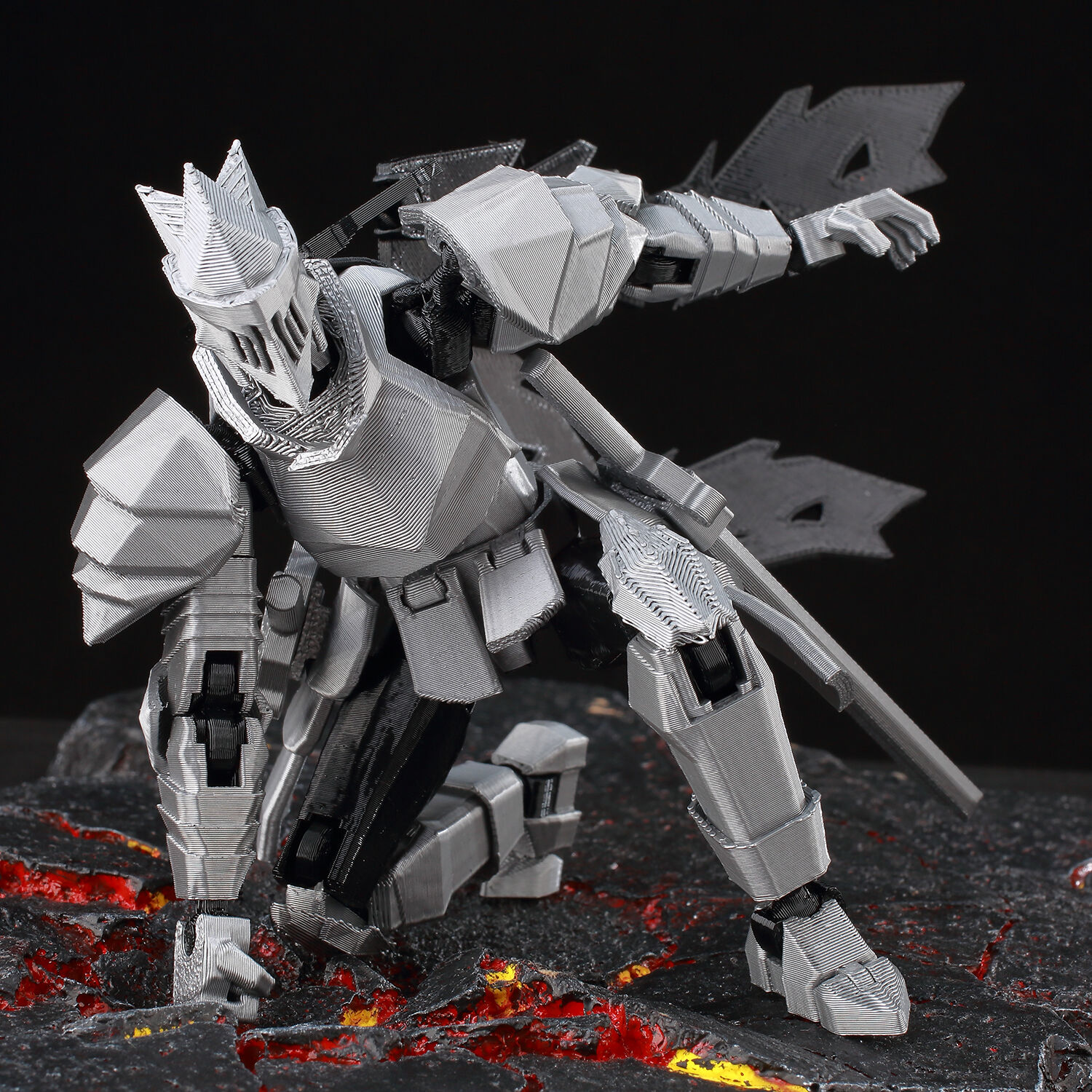 ​9L3D Lucky13 Silver Knight Ro - 3D Printing Online Service 评论和价格