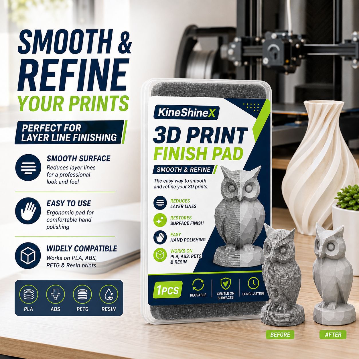 3D Print Finishing Pad, Reusab - 3D Printing Bambu Lab 评论和价格