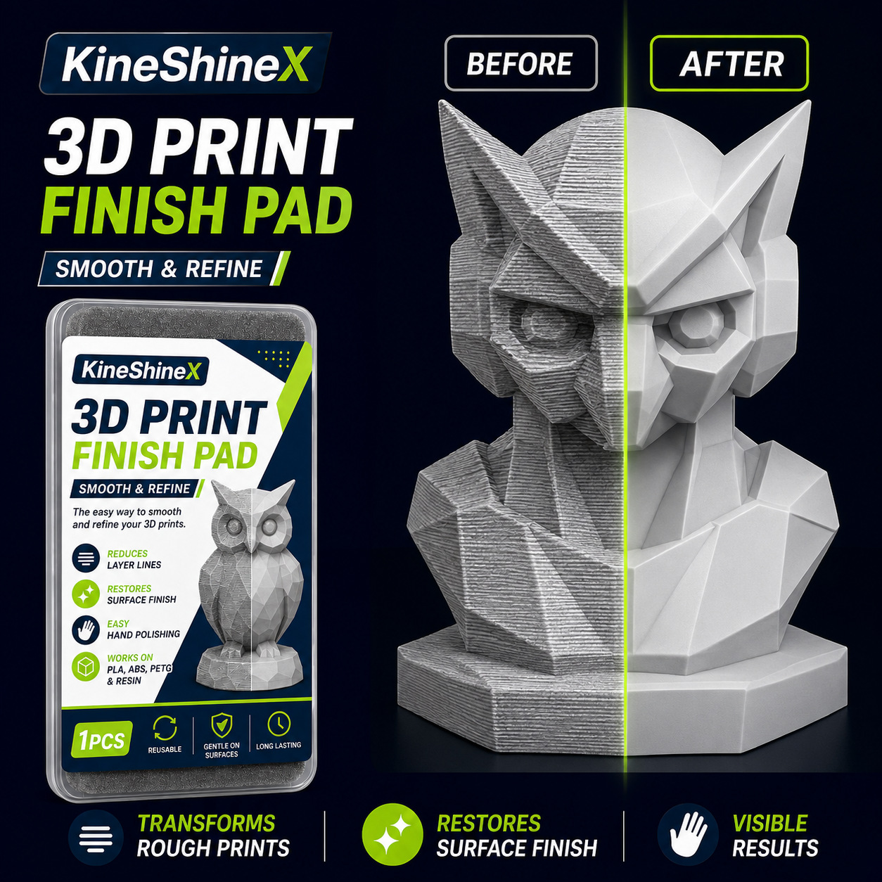 3D Print Finishing Pad, Reusab - 3D Printing Bambu Lab 评论和价格